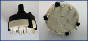 12位塑胶柄波段开关SR262